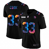 Nike Vikings 33 Dalvin Cook Black Vapor Untouchable Fashion Limited Jersey yhua,baseball caps,new era cap wholesale,wholesale hats